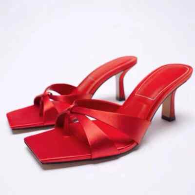 【INCHANT ME】Square Toe Flip Flop Heel Sandals Amazon.com | LULLASONG Women's Black Kitten Heels Sandals