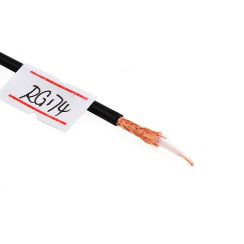 5 Meter RG174 Kupfergeflecht abgeschirmtes flexibles HF Koaxial kabel - Afbeelding 2 van 3