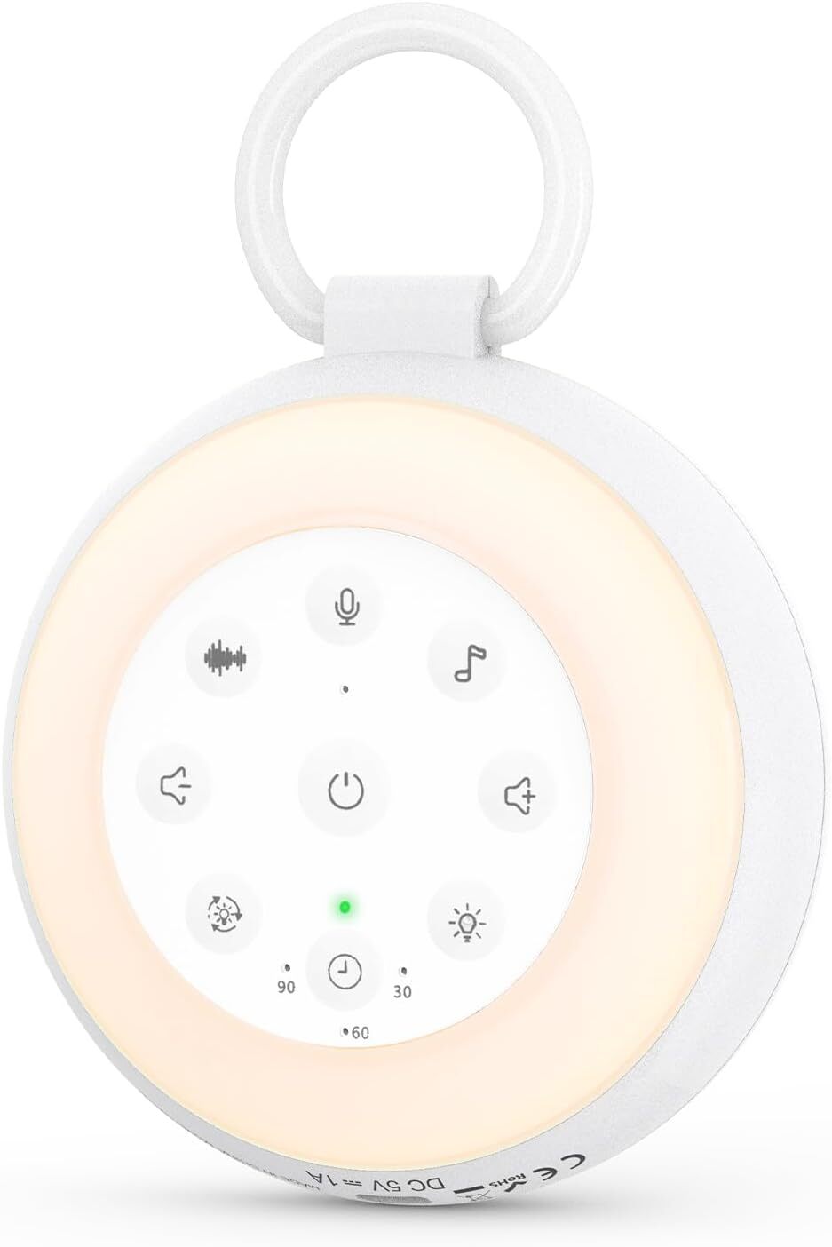 AMIR White Noise Machine, Portable Sound Machine for Baby,-image