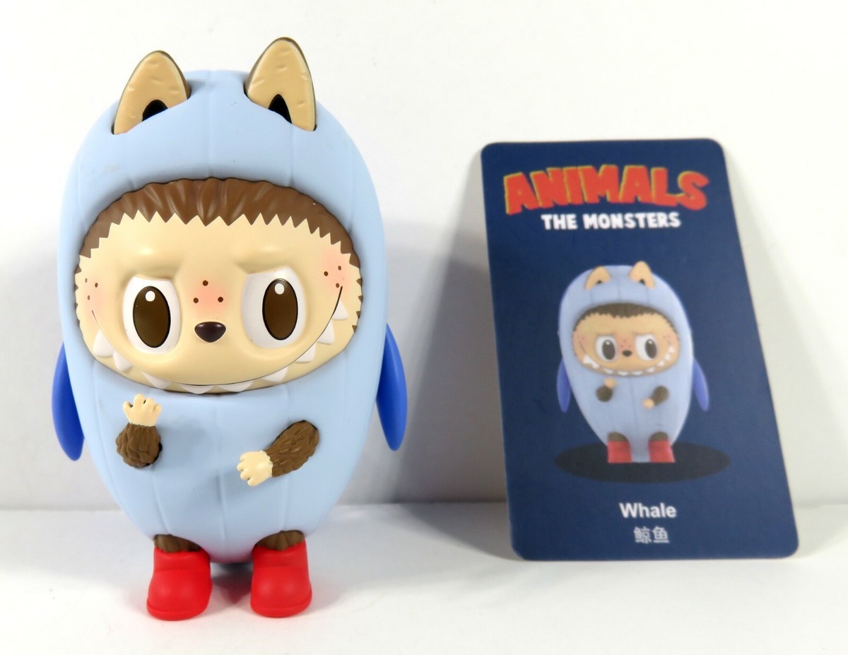 Pop Mart HOW2WORK Labubu The Monsters Animals Series Whale