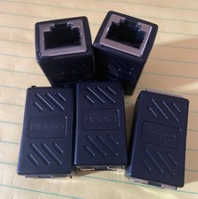 Lot of 5 RJ45 Ethernet In Line Coupler Female to Female Cat5 Cat6 Cat7 Cat5e