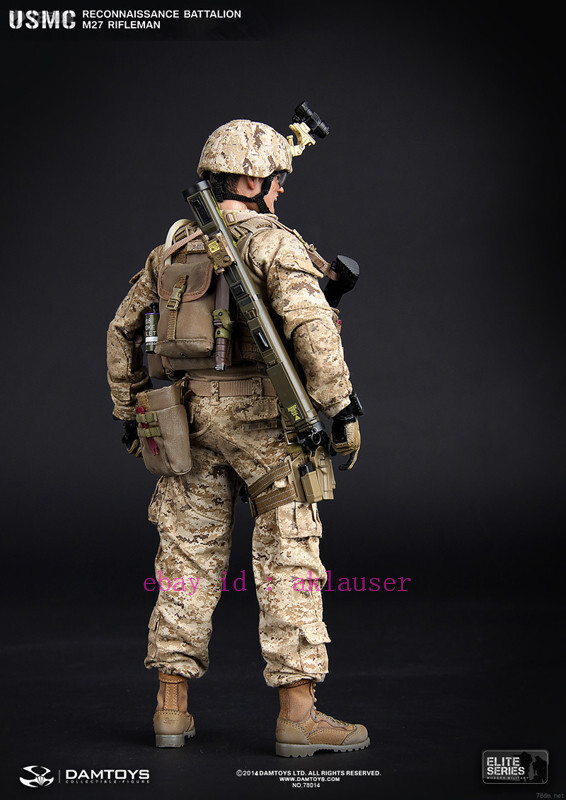 Damtoys Dam78014 1/6 Usmc Reconnaissance Battalion M27 Rifleman