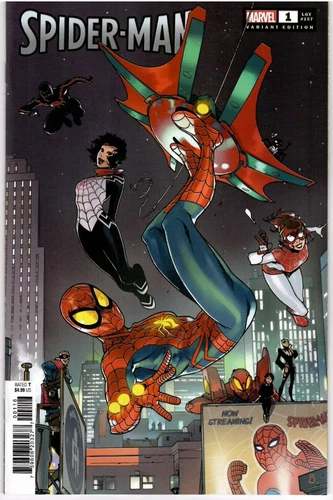 SPIDER-MAN #1 BENGAL CONNECTING VARIANT MARVEL COMICS "NEW CHARACTERS" NM- 🔑🔑