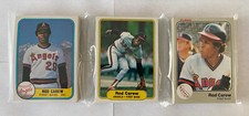 California Angels 1981-83 Fleer base team sets (3 set lot w/2 HOFers)