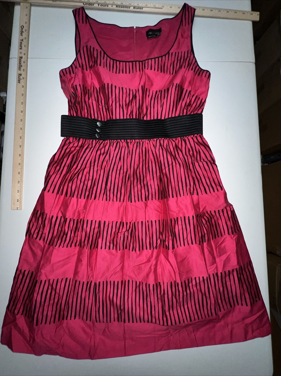 max and cleo red dress Max and Cleo Womens Size 4 Tube Dress Red Pink Party Dress #3