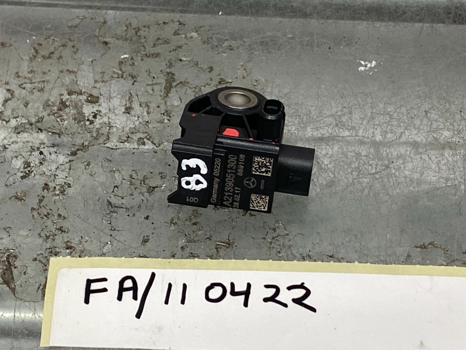 (AS) MERCEDES BENZ W213 E W253 GLC AIRBAG IMPACT CRASH SRS SENSOR