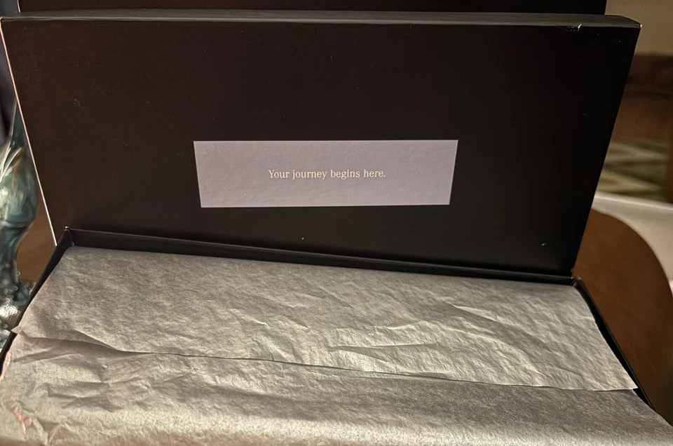 NUEVO en Caja Billetera Documento del Propietario Mercedes-Benz Cuero Negro Genuino Foto 3 de 4