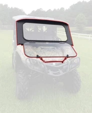 ArmorTech Glass Flip Down Windshield for 2014-24 Yamaha Viking 700 part# UC241P