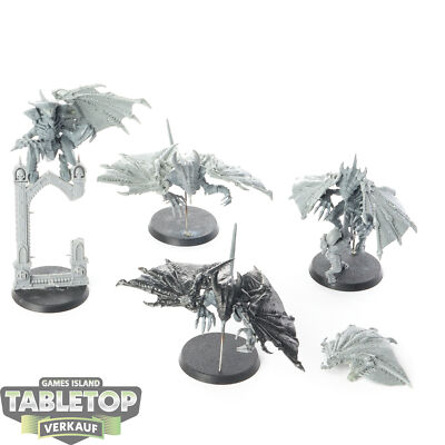Tyraniden - 4x Winged Tyranid Warriors - klassisch - unbemalt