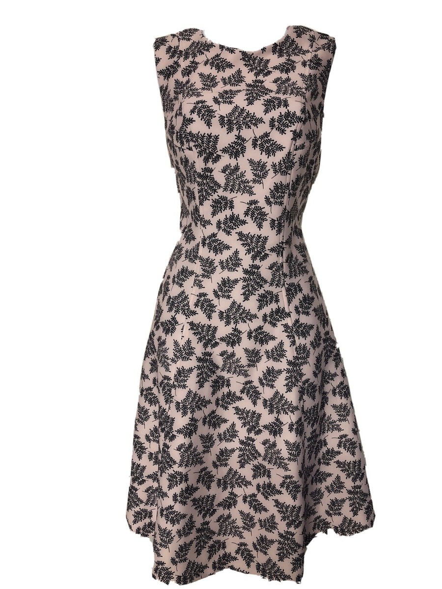 Tommy Hilfiger Pink / Navy Floral Sleeveless A-Line Dress Size 8 - NWT
