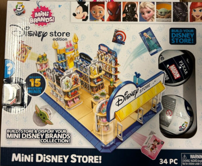Case of 6 Disney Store Brands Playsets Shelves Storage Display 5 Surprise Minis