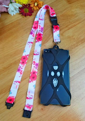 Spirius Mobile phone silicone lanyard belt neck bracelet necklace clip set - 第 42/180 張圖片