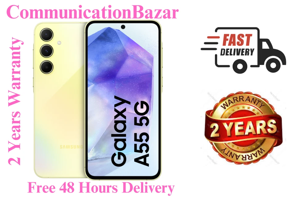 New Samsung Galaxy A55 5G 128GB 8GB Unlocked D/S 2024 Android SmartPhone - Image 3 of 4