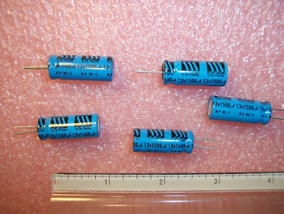 QTY (25) 1500uf 10V-13V 85' BI-POLAR ALUMINUM ELECTROLYTIC CAPACITORS ST152V13BP