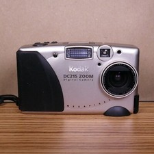 Kodak EasyShare DC215 Zoom 1.0MP Compact Digital Camera Silver - Untested