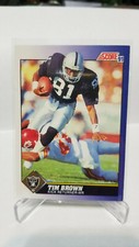 1991 Score #14 Tim Brown Oakland Raiders Football Card