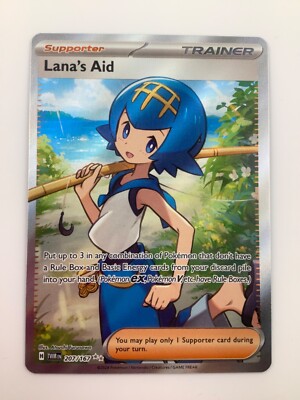 Pokémon TCG Lana's Aid 207/167 Twilight Masquerade Ultra Rare MINT