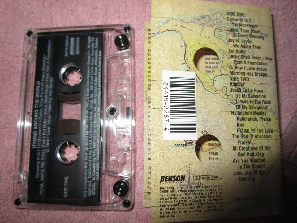 Hymns International  Hymns Around the World BENSON Tape Cassette Album - Image 2 of 4