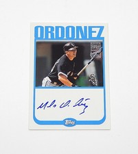 2004 Topps Autographs Magglio Ordonez #TA-MO On Card Auto