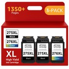 PG-275XL CL-276XL Ink For Canon 275XL Ink Pixma TR4722 TR4720 TS3722 TS3522 Lot