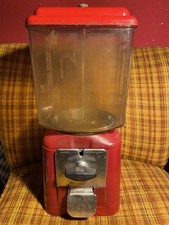 Vintage Kaugummiautomat / Kapselautomat &ndash; Retro Deko & Bastlerobjekt (Rot)