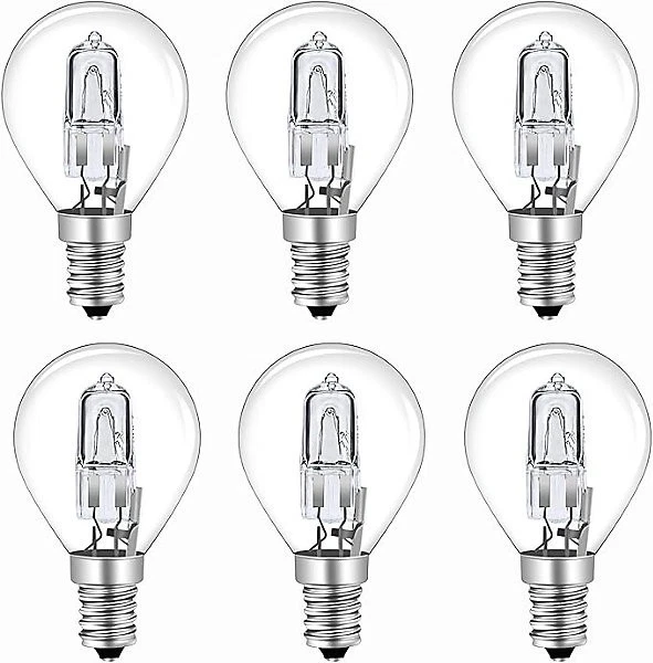 10 X 30W = 40W SES E14 HALOGEN GOLF LIGHT BULBS