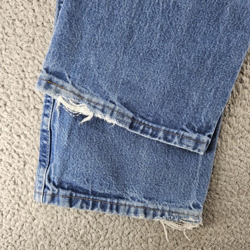 Wrangler Jeans Mens 38x34 Blue 936 Slim Fit Straight Leg Cowboy Cut Western - Picture 16 of 17