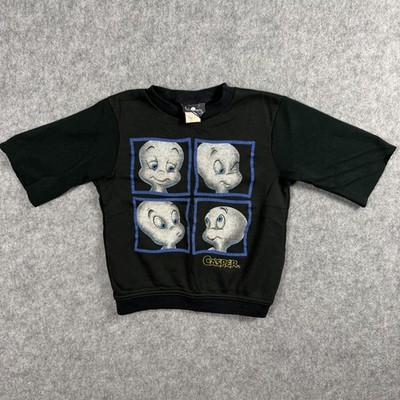 Casper the Friendly Ghost Sweatshirt Black Character Graphic L(7)