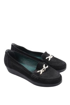 UNO DUE TRE Mokassins Damen Schuhe Gr. DE 39 schwarz Casual-Look