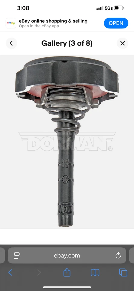 Крышка гидроусилителя руля Dorman 99978 для Jeep Grand Cherokee Wrangler 97–06 годов выпуска - Изображение 3 из 4