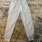 YoungLA Commuter Cargo Jogger Pants with small tear - Grey — photo 2