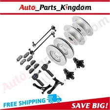 Front Lower Control Arm Suspension Brake Rotor Pad For 2003-2008 Toyota Pontiac