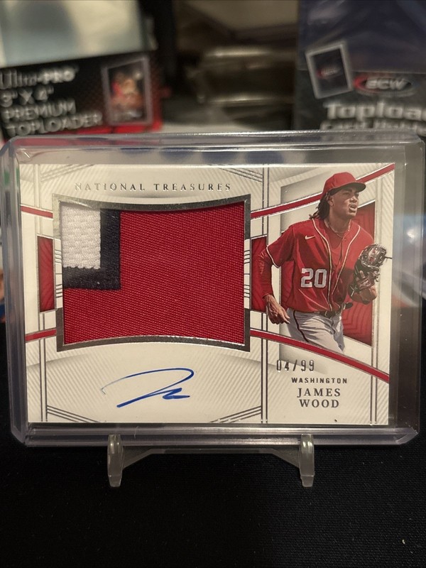 2023 Panini National Treasures Baseball James Wood Rookie RPA /99! Auto!