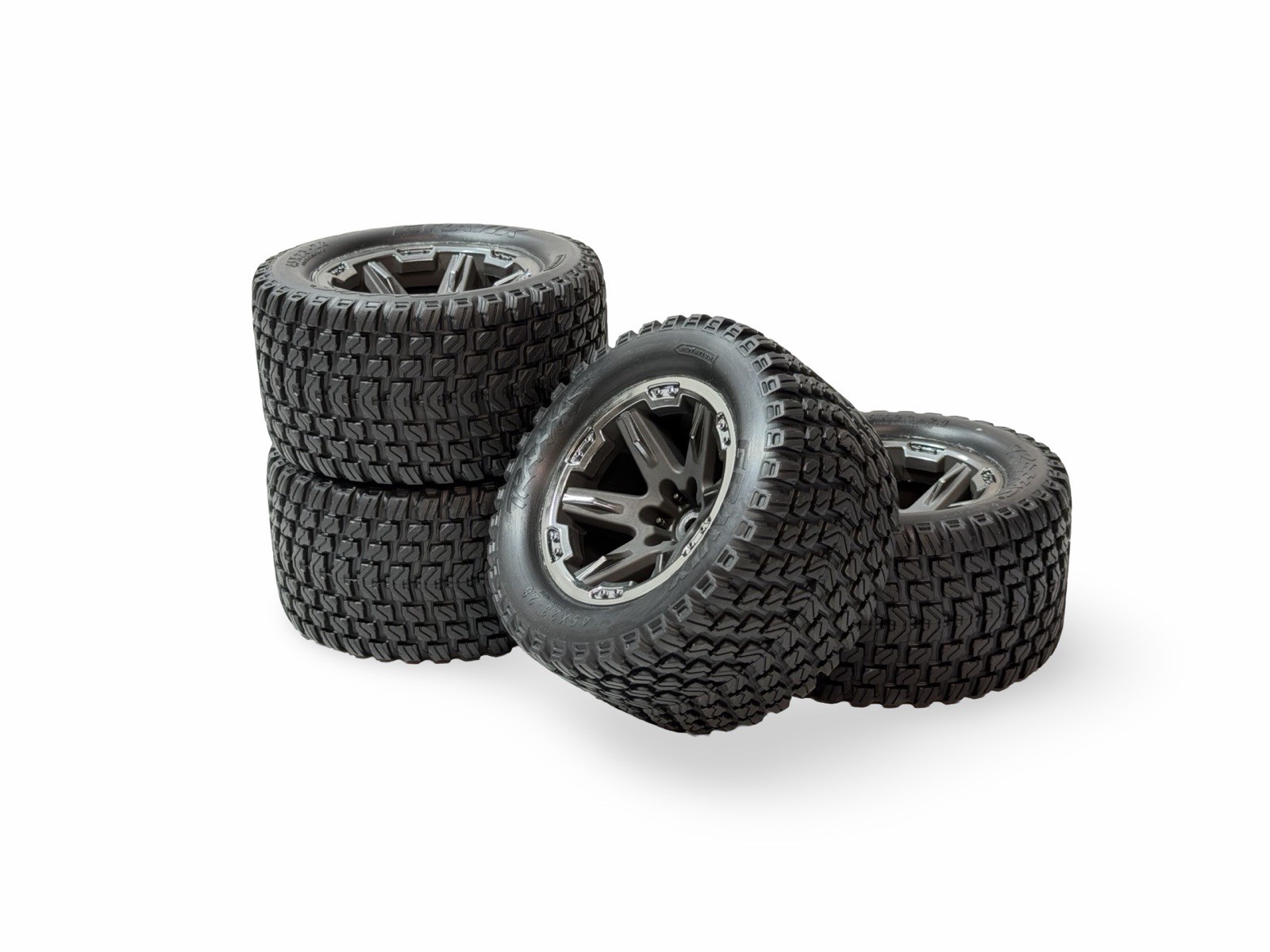 NEW Traxxas Gravix 2.8" 1/10 ST Tires & Wheels Rustler 4x4 Ultimate Rc Truck