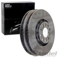 2X Eurobrake Bremsscheiben 320Mm BelÜFtet Vorne Passend FÜR Audi A4 A6 Allroad