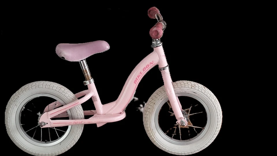 Bikloon Vintage Laufrad Metall rosa von  Janod