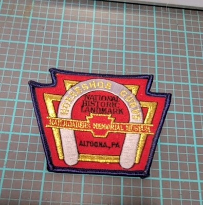 VTGHorseshoe Curve National Historic Landmark Railroaders Memorial Museum Patch 