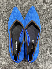 Rothy's The Point Knit Slip-On Flats Blue Solid US 10 EU 41