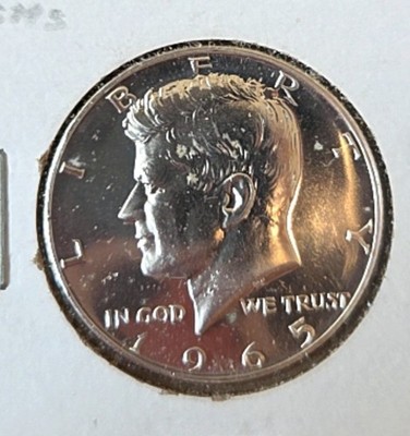 1965 SMS Cameo Kennedy 50C Sharp Contrast Deep Mirror Field