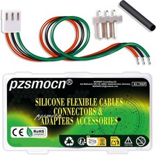 JST VH 3.96mm Pitch Connector Kit 15 Sets 60 Pcs 3 Pin 22AWG Silicone Wire