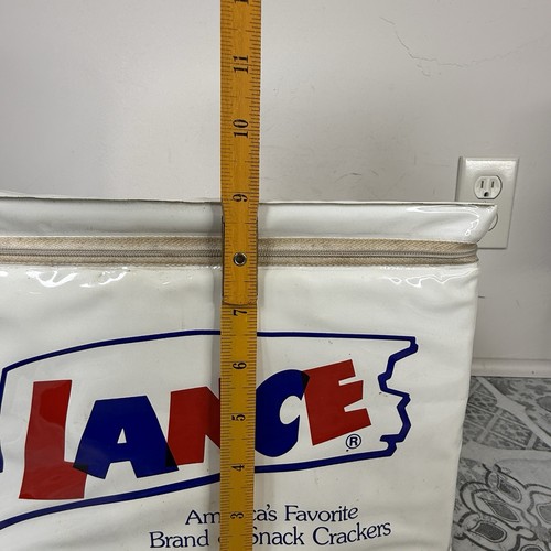 Lance Snack Crackers isolierte weiche Kühltasche Brotzeittasche - Vintage 12 x 8 x 6 Zoll SELTEN! - Bild 7 von 9