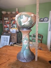 Masterpiece of American Art PotteryRoseville Magnolia Jardiniere & Pedestal...