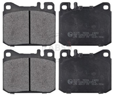 Bremsbelagsatz Scheibenbremse A.B.S. 36105 für MERCEDES SL 123 W123 KLASSE W116
