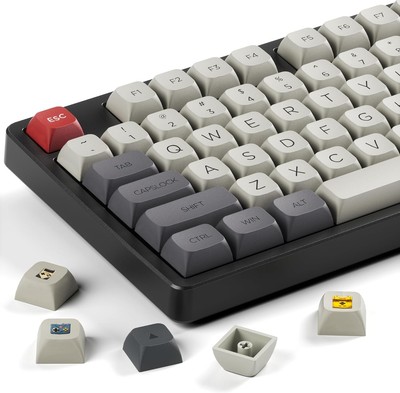 XDA Profile PBT Keycaps, Retro Game Console Custom Keycap Consoles 