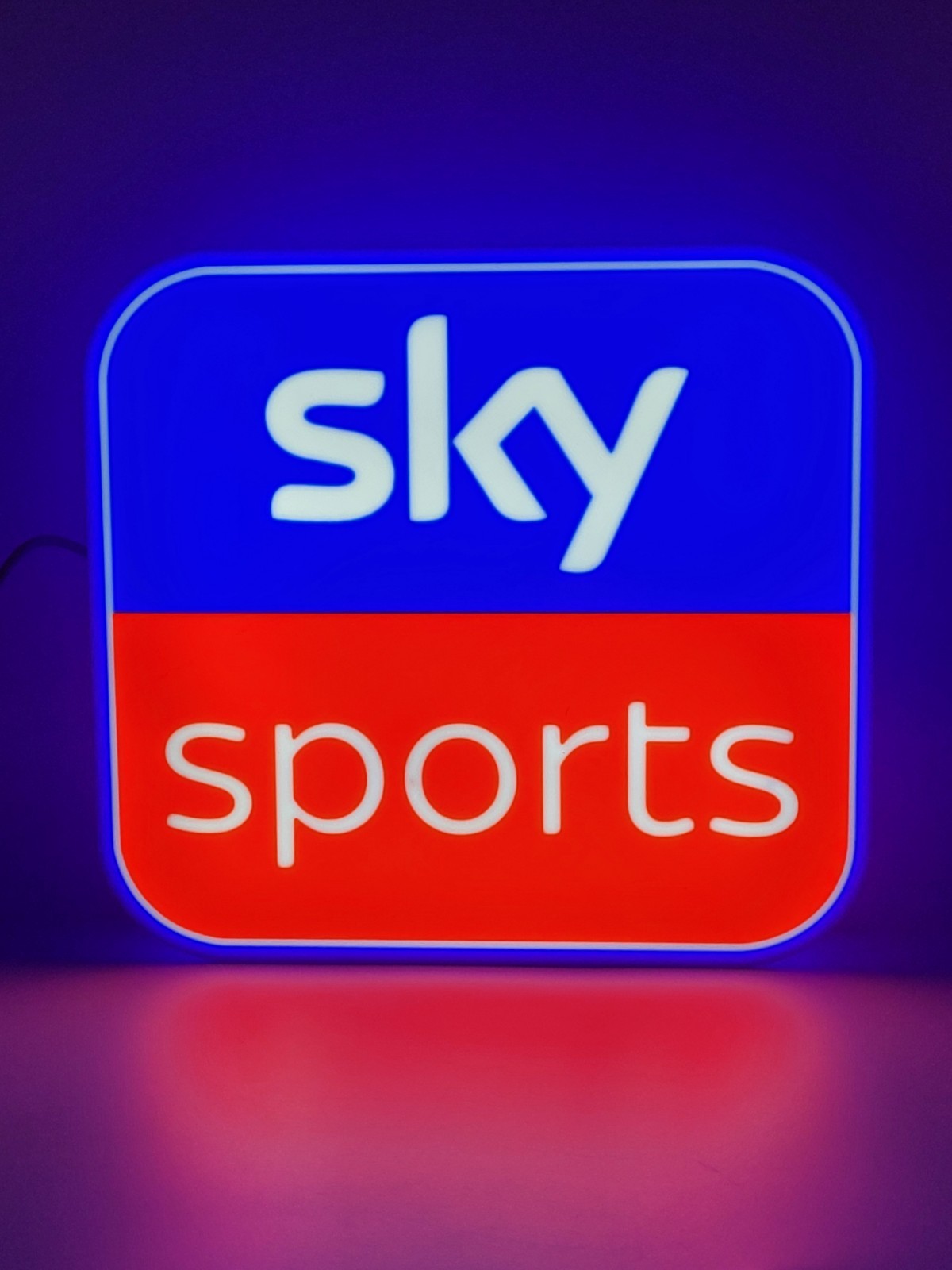 SKY SPORTS USB LED Light Up Sign Light Box USB Lamp