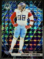 2025 Panini Mosaic - Jeffery Simmons #81 - Genesis Prizm [CASE HIT] - Titans
