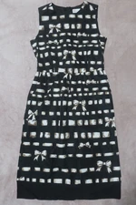 Red Valentino Women's Ribbon Bow Print Dress Size 38