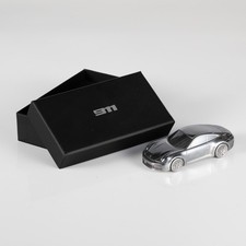 Porsche 911 992 Carrera Aluminum Chrome model scale 1:43 Paperweight