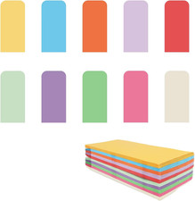 Cash Envelopes 120 Pack 3.5x6.5inch,Colored envelope，Coin envelope，Colored envel