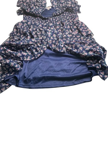 Chenult Girl Bailey Butterfly Sleeve Tiered Floral Dress - Picture 4 of 7